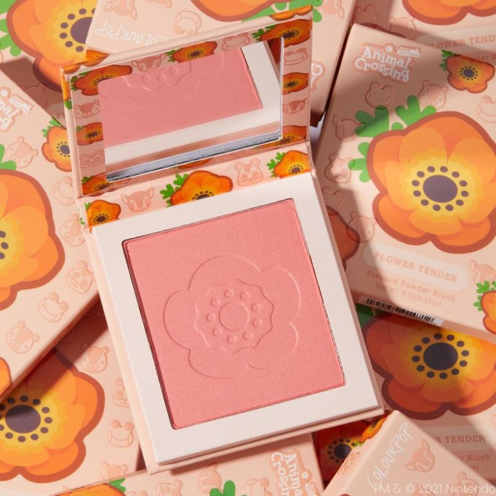 COLOURPOP ANIMAL CROSSING FLOWER TENDER BLUSH